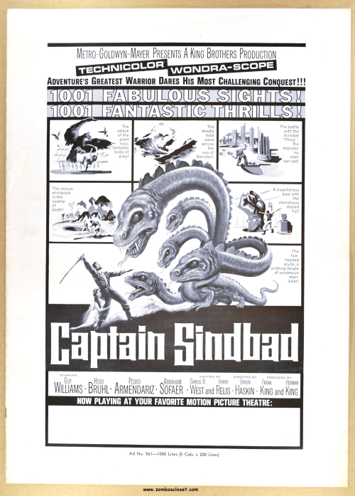 Captain Sinbad Pressbook 01