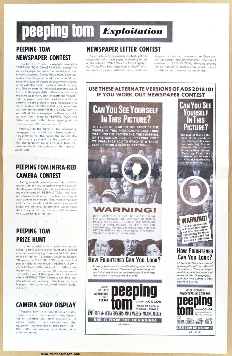 Peeping tom pressbook 200