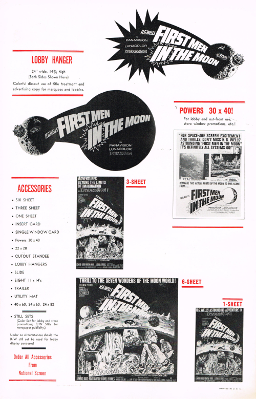 First Men in the Moon Pressbook 00