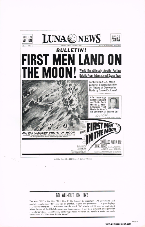 First Men in the Moon Pressbook 08