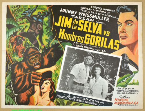 Mark of the gorilla lobby card