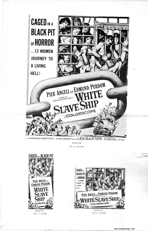 White Slave Ship Pressbook