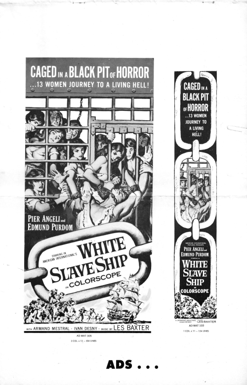 White Slave Ship Pressbook