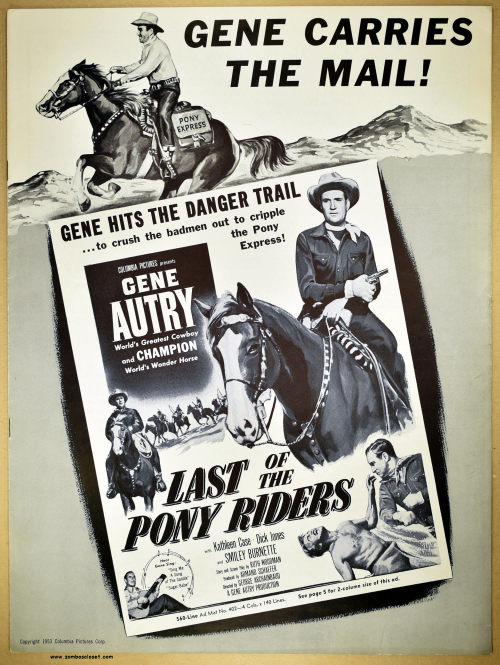 Last of the Pony Riders Pressbook 01