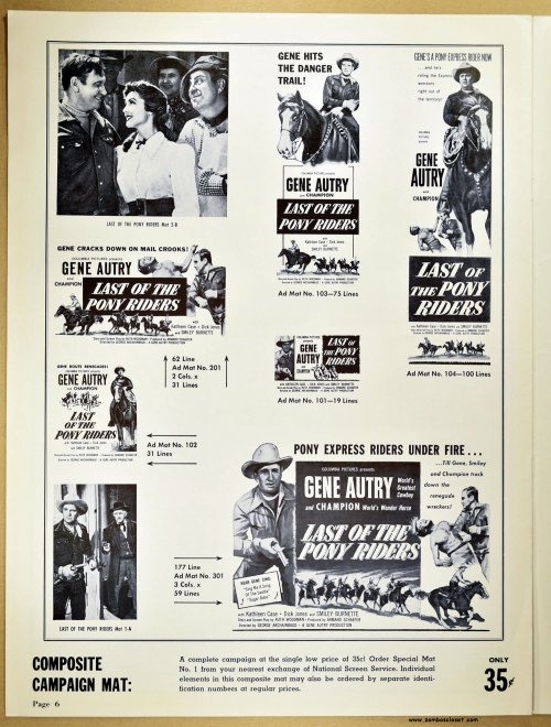 Last of the Pony Riders Pressbook 01