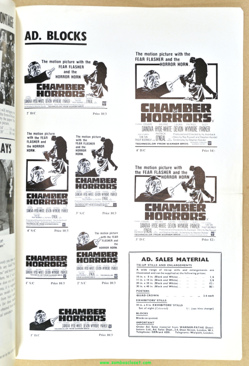 Chamber of Horrors Pressbook 01