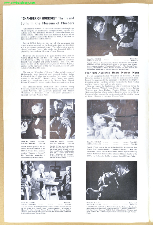 Chamber of Horrors Pressbook 01