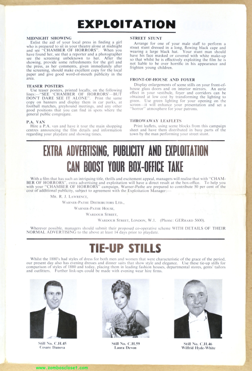 Chamber of Horrors Pressbook 01