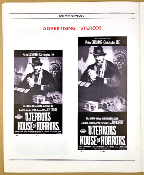 Dr Terrors House of Horrors Pressbook14