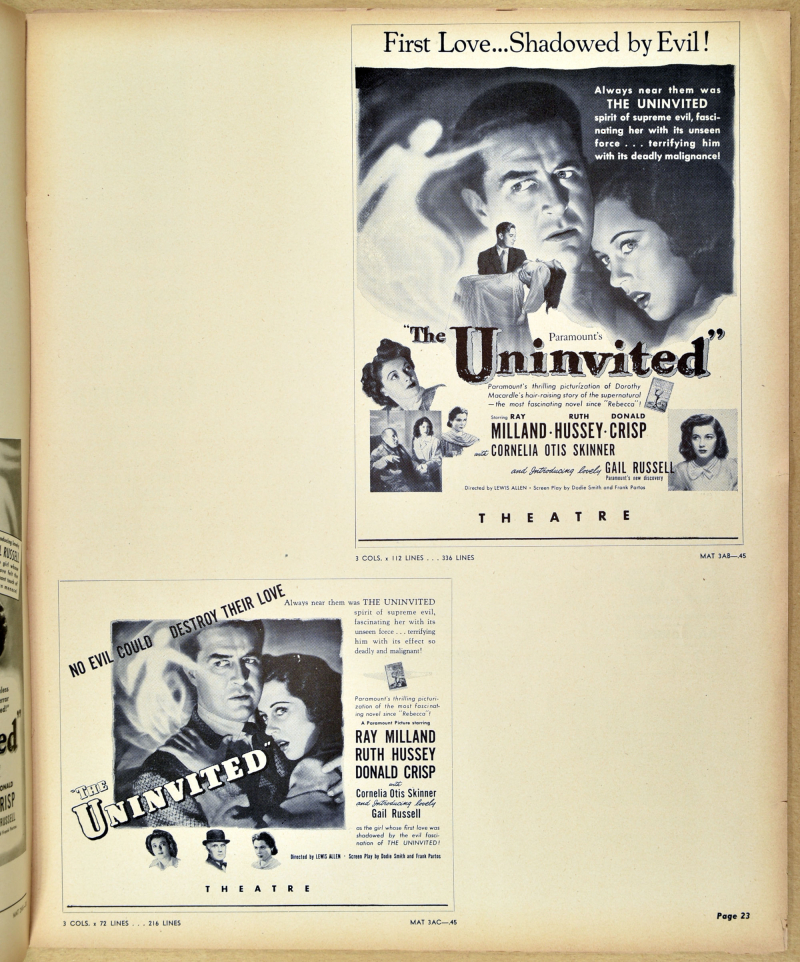 The Uninvited Pressbook 20