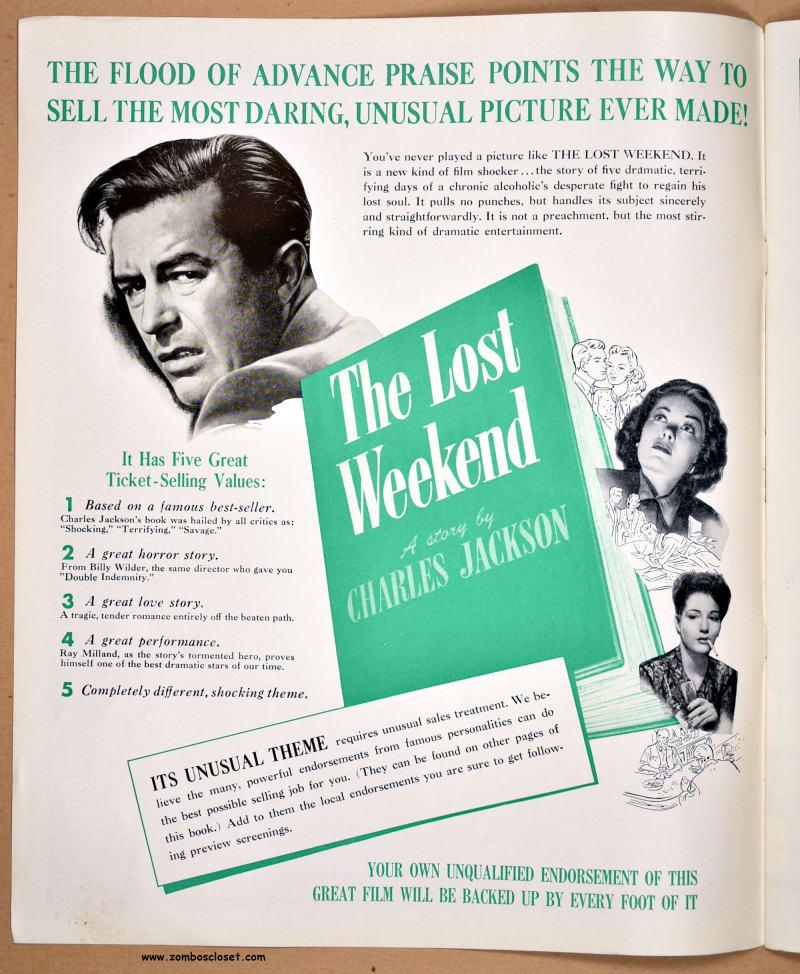 The Lost Weekend Pressbook 01