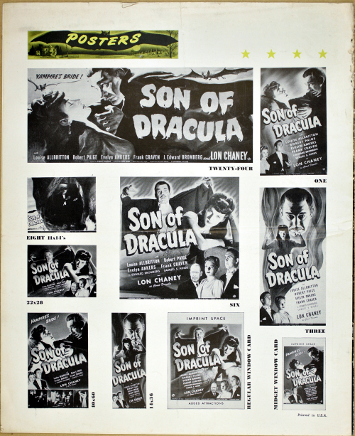 Son of Dracula Pressbook 01