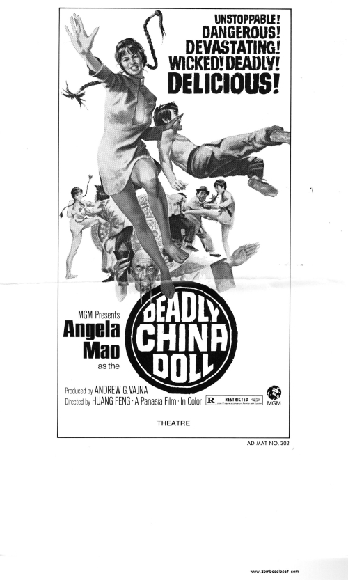 Deadly China Doll Pressbook