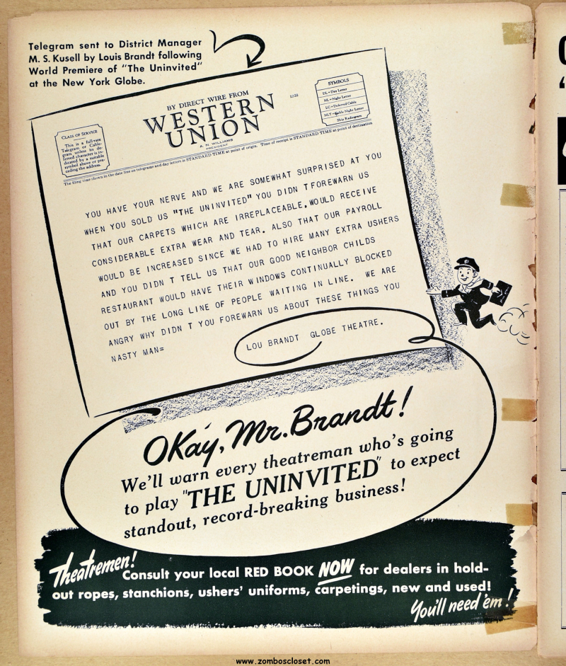 The Uninvited Pressbook 01