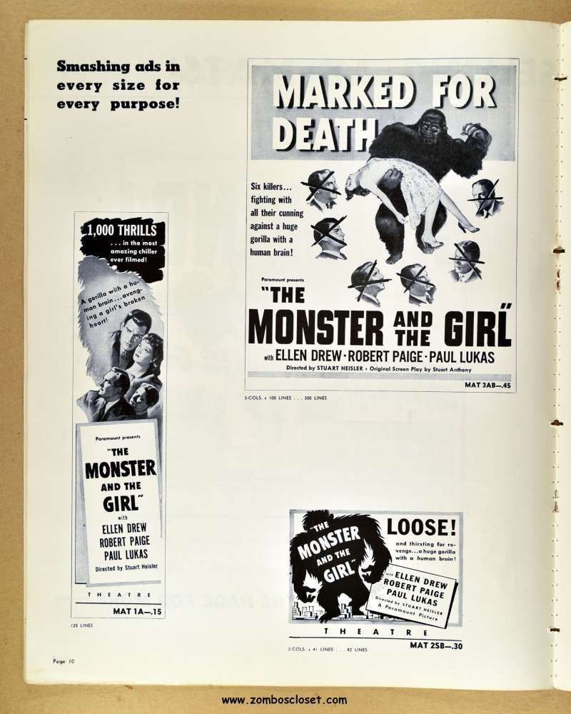 Monster and the Girl Pressbook 09