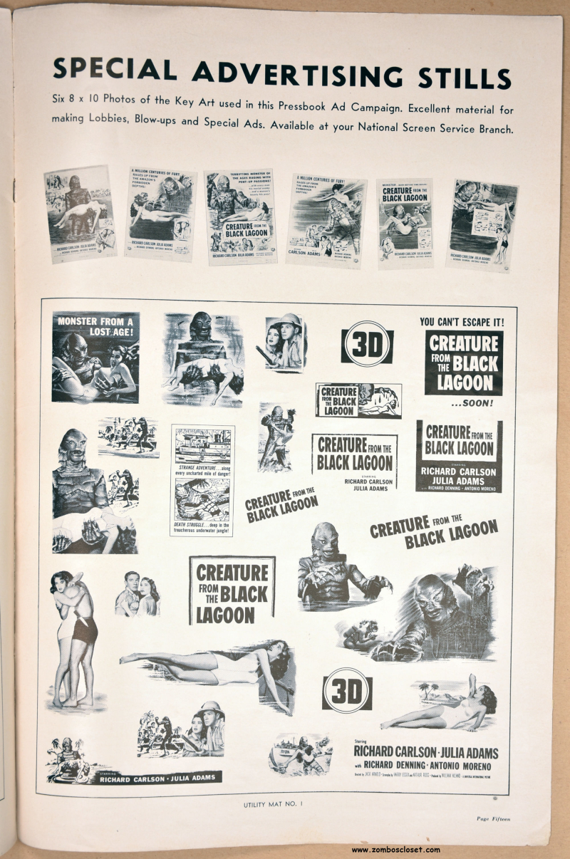 Creature from the Black Lagoon Pressbook 09