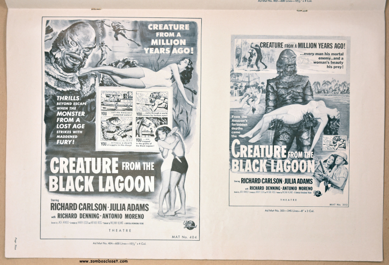 Creature from the Black Lagoon Pressbook 09