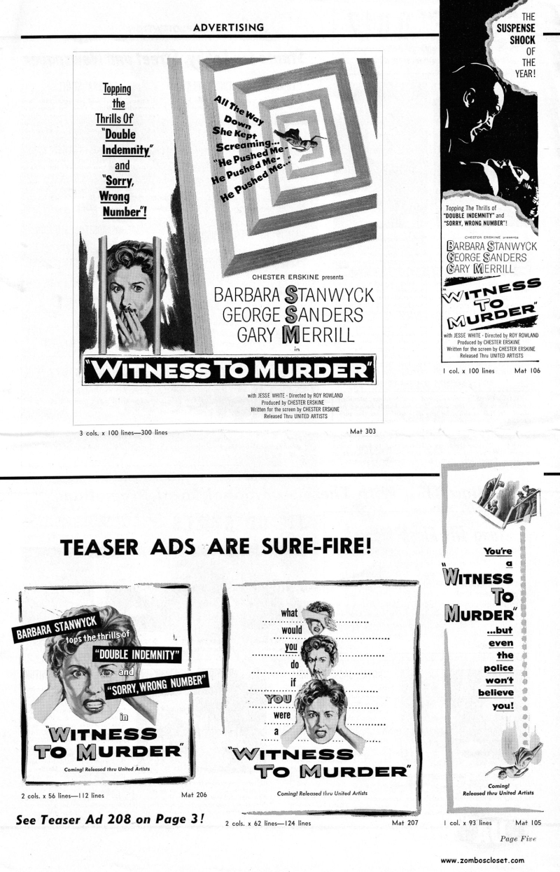 Witness to Murder Pressbook_000001