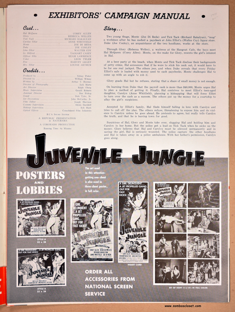 Juvenile Jungle and Young and Wild Pressbook 01