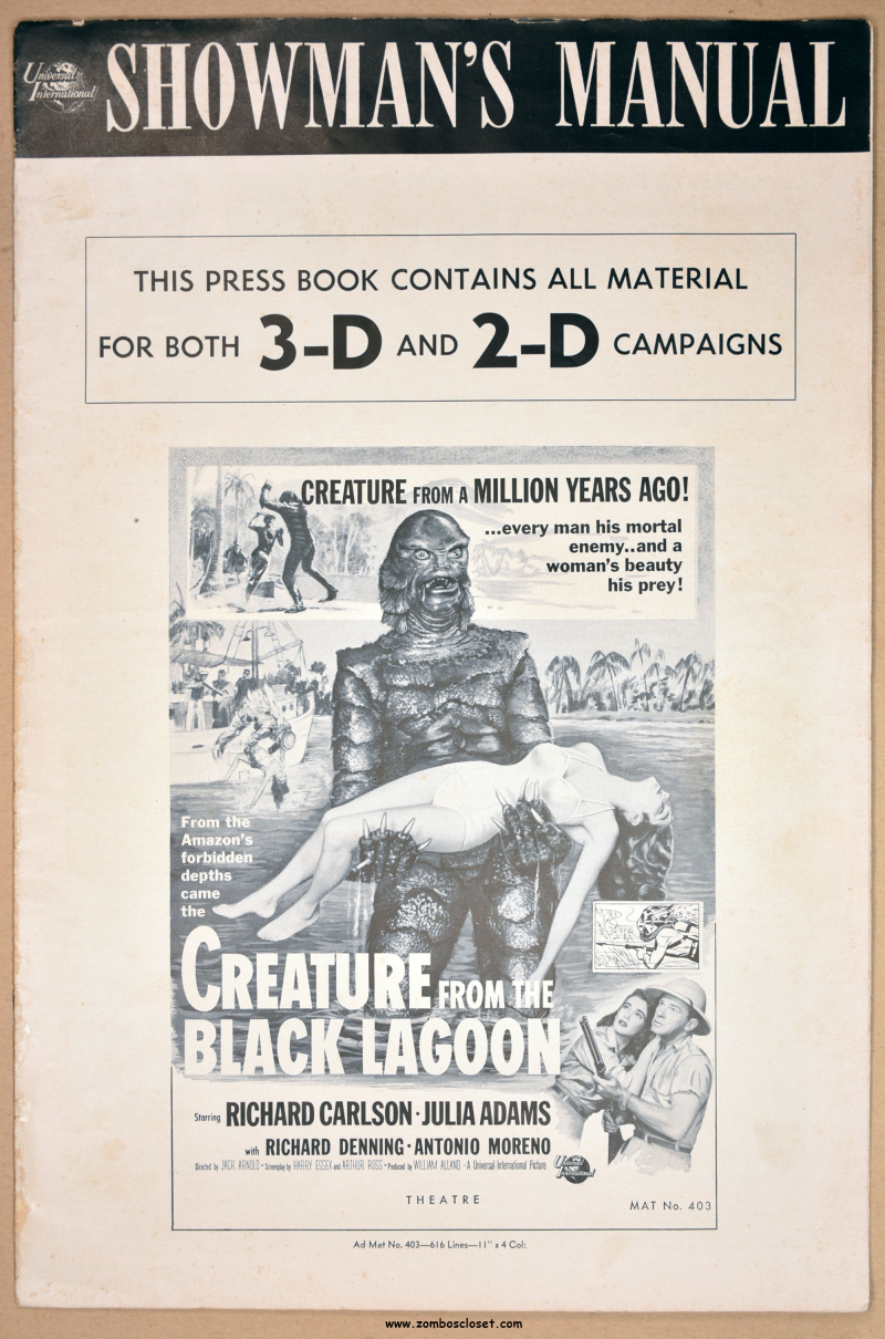 Creature from the Black Lagoon Pressbook 01