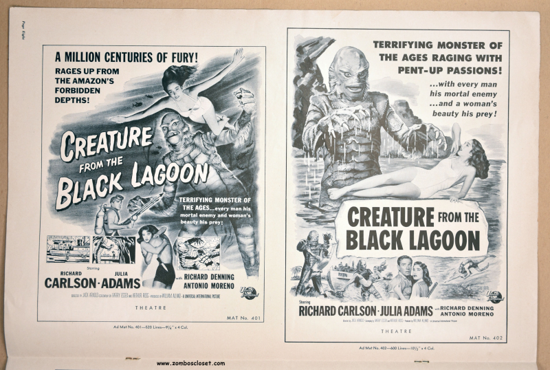 Creature from the Black Lagoon Pressbook 01