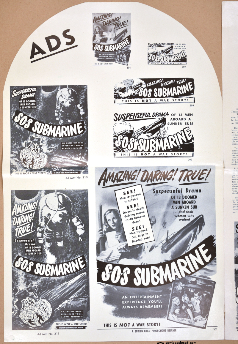 SOS Submarine Pressbook 1