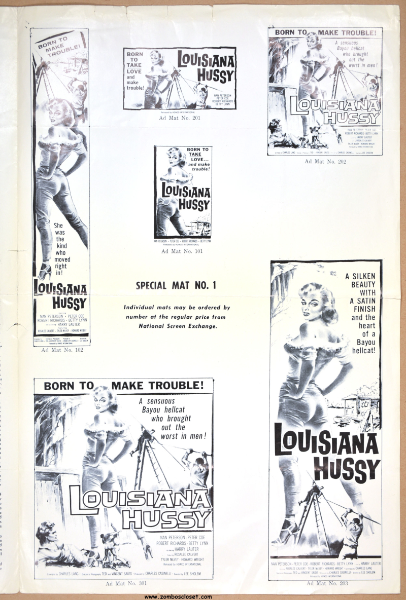 Louisiana Hussy Pressbook 1