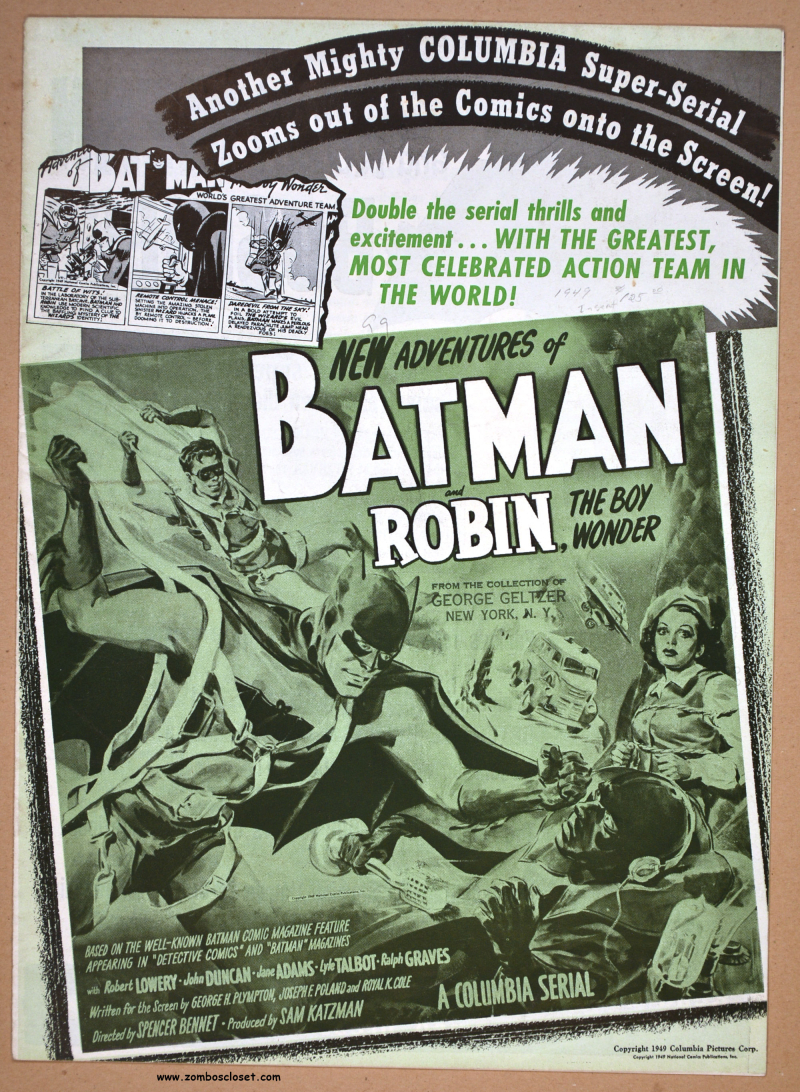 New Adventures of Batman and Robin Pressbook 01