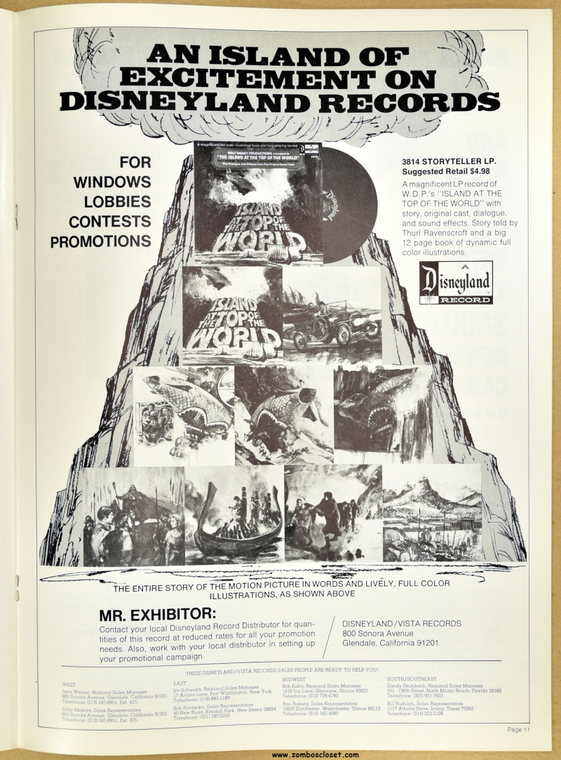 Island at the Top of the World pressbook 09