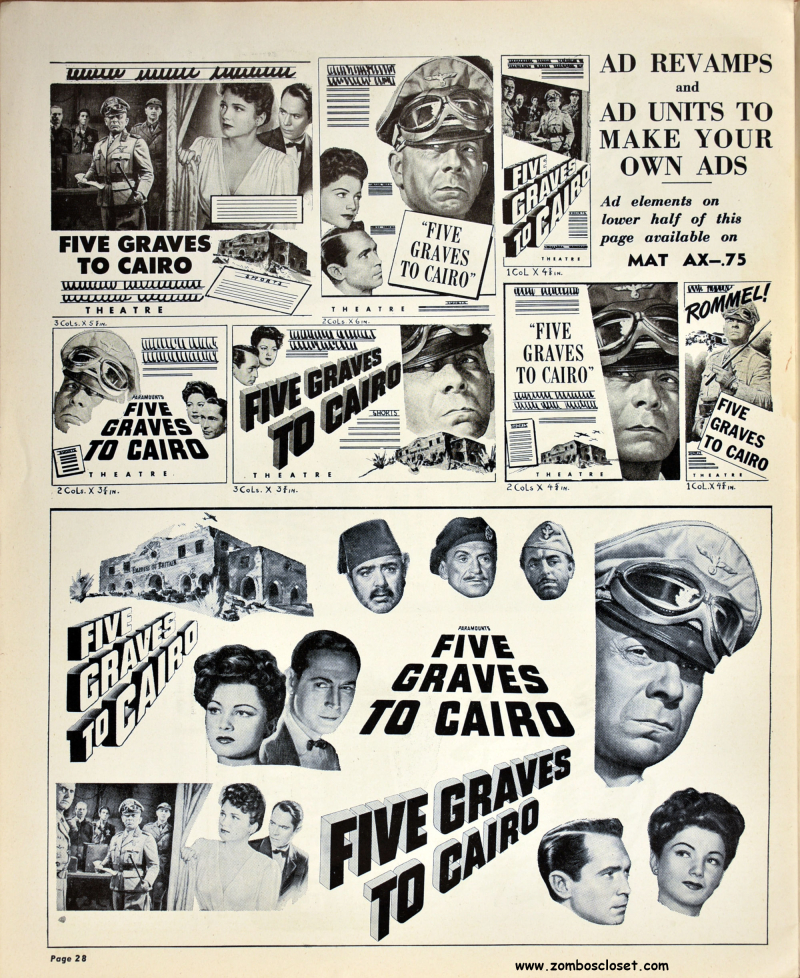 Five Graves to Cairo Pressbook 27