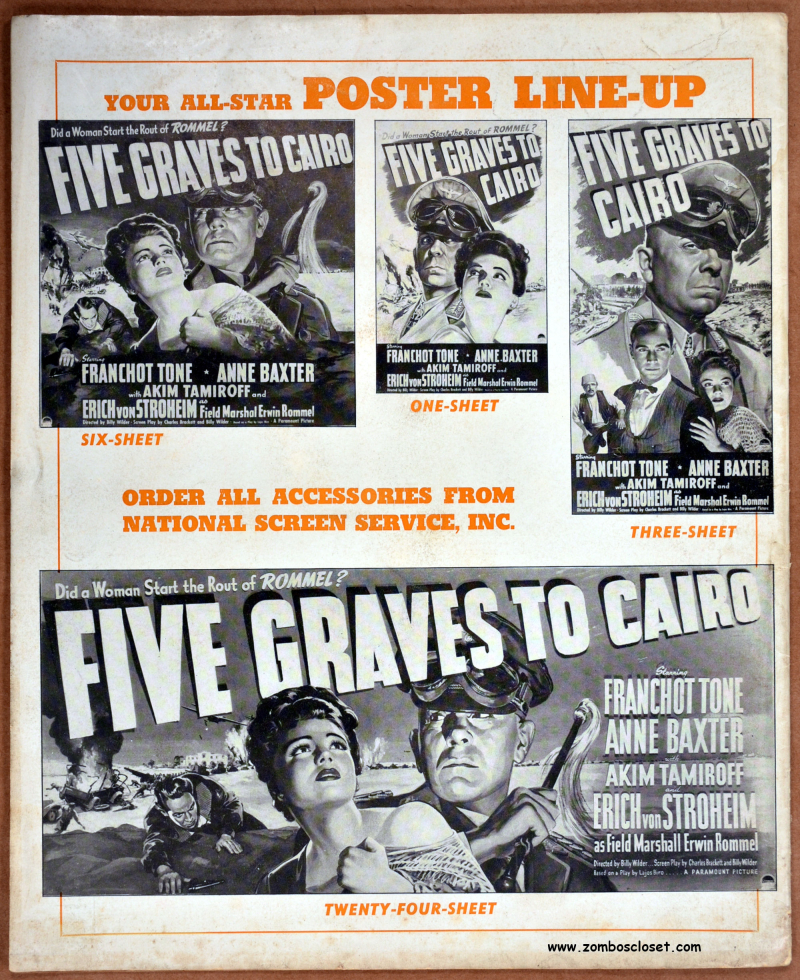 Five Graves to Cairo Pressbook 33