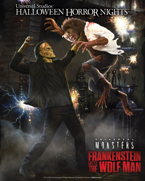 Frankenstein Meets The Wolf Man Maze at Universal Studios Hollywood's Halloween Horror Nights