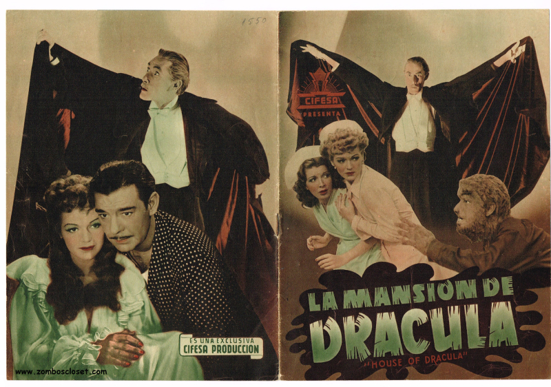 House of Dracula Spanish Pressbook_000001