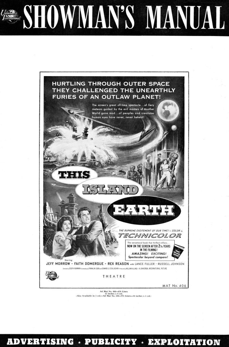 This Island Earth Pressbook 1 This Island Earth Pressbook 1