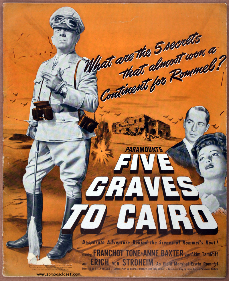 Five Graves to Cairo Pressbook 01