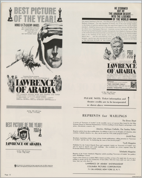 Lawrence of Arabia Pressbook009