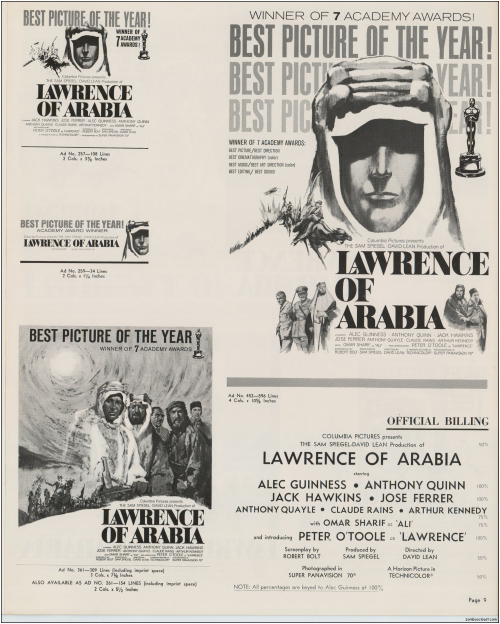 Lawrence of Arabia Pressbook009