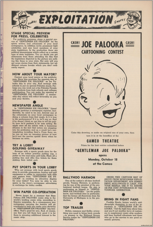 Gentleman Joe Palooka Pressbook04