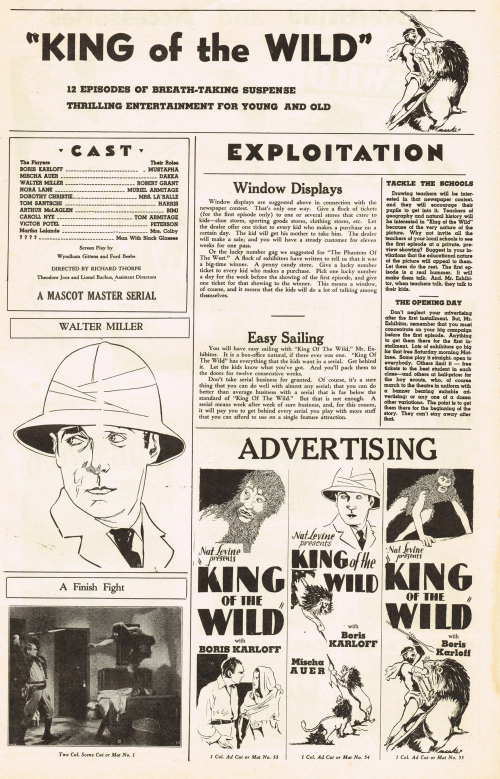 King of the Wild 1931 Pressbook_03