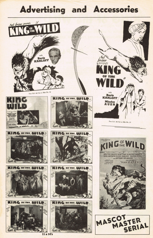 King of the Wild 1931 Pressbook_03
