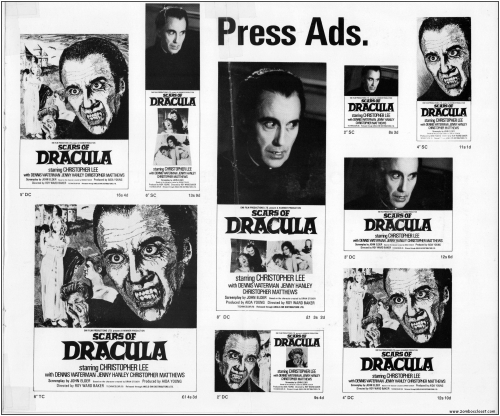 Scars of Dracula  Pressbook001