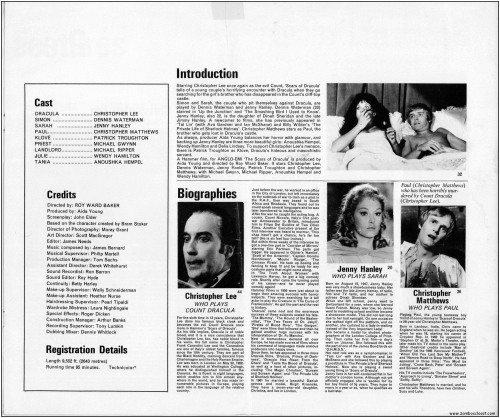 Scars of Dracula  Pressbook001