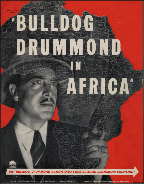 Bulldog Drummond in Africa  Pressbook001