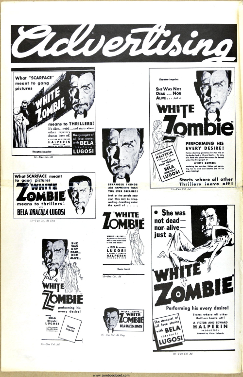 White Zombie pressbook 02