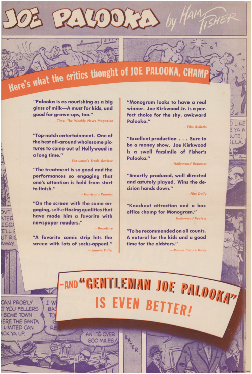 Gentleman Joe Palooka Pressbook03