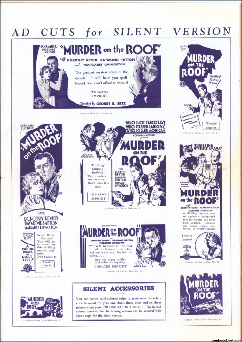 Murder on the Roof Pressbook 09