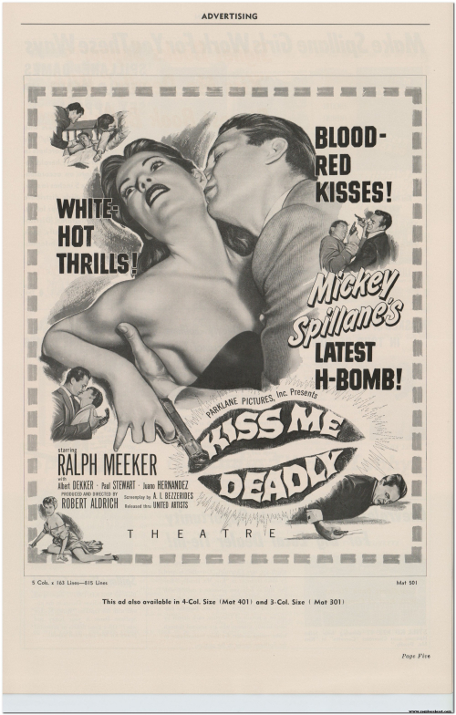 Kiss Me Deadly (1955) Pressbook 01