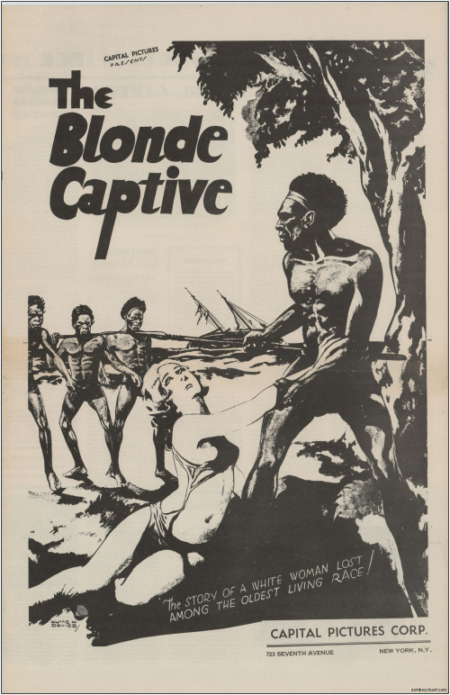 The Blonde Captive Pressbook01