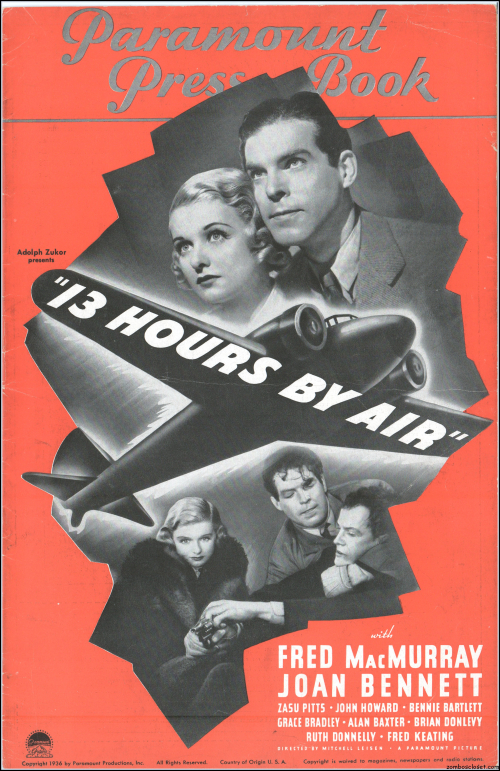 13 Hours by Air pressbook 01