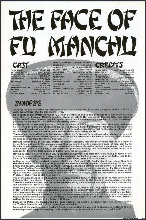 Face of Fu Manchu 01